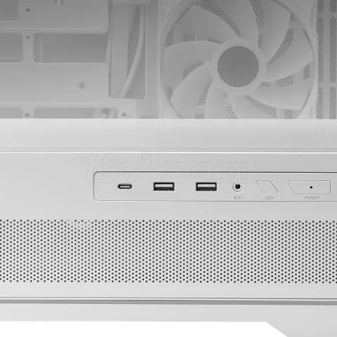 Photo de Boitier Mini Tour Micro ATX MSI Mag Pano 110R Project Zero RGB avec panneaux vitrés (Blanc)