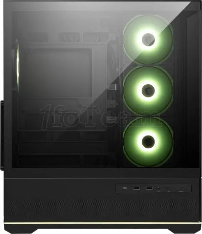 Photo de Boitier Mini Tour Micro ATX MSI Mag Pano 110R Project Zero RGB avec panneaux vitrés (Noir)