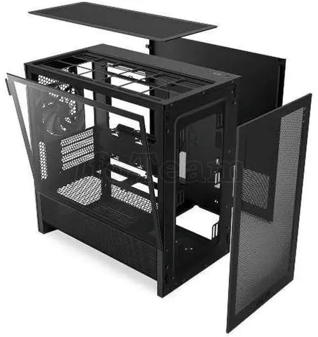 Photo de Boitier Mini Tour Micro ATX NZXT H3 Flow avec panneaux vitrés (Noir)