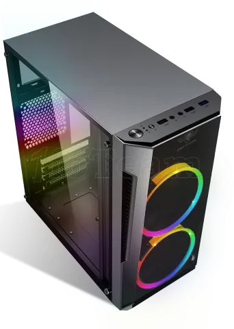 Photo de Boitier Mini Tour Micro ATX Spirit of Gamer Deathmatch 3 RGB avec panneaux vitrés (Noir)