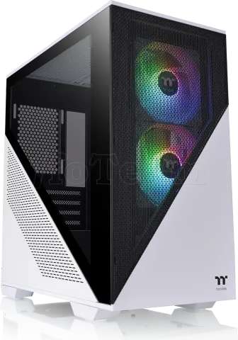 Photo de Boitier Mini Tour Micro ATX Thermaltake Divider 170 RGB (Blanc/Noir)