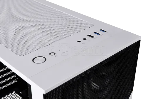 Photo de Boitier Mini Tour Micro ATX Thermaltake Divider 170 RGB (Blanc/Noir)
