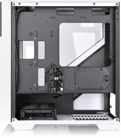 Photo de Boitier Mini Tour Micro ATX Thermaltake Divider 170 RGB (Blanc/Noir)