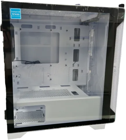 Photo de Boitier Mini Tour Micro ATX Thermaltake S100 TG avec panneau vitré (Blanc) - SN CA1Q900S6WN00PS002031 - ID 193244