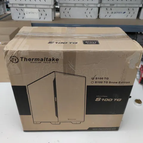 Photo de Boitier Mini Tour Micro ATX Thermaltake S100 TG avec panneau vitré (Noir) ID 180767