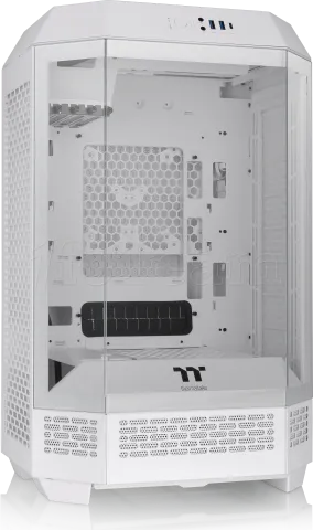 Photo de Boitier Mini Tour Micro ATX Thermaltake The Tower 300 avec panneaux vitrés (Blanc)