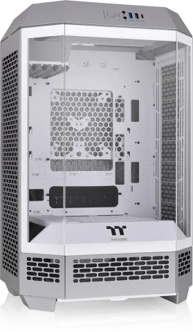 Photo de Boitier Mini Tour Micro ATX Thermaltake The Tower 300 avec panneaux vitrés (Gris)