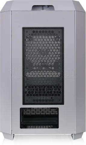 Photo de Boitier Mini Tour Micro ATX Thermaltake The Tower 300 avec panneaux vitrés (Gris)