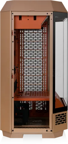 Photo de Boitier Mini Tour Micro ATX Thermaltake The Tower 300 avec panneaux vitrés (Marron)