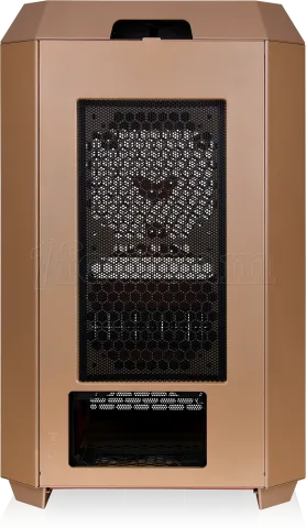 Photo de Boitier Mini Tour Micro ATX Thermaltake The Tower 300 avec panneaux vitrés (Marron)