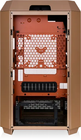 Photo de Boitier Mini Tour Micro ATX Thermaltake The Tower 300 avec panneaux vitrés (Marron)