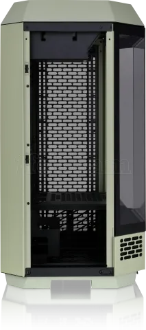 Photo de Boitier Mini Tour Micro ATX Thermaltake The Tower 300 avec panneaux vitrés (Vert)