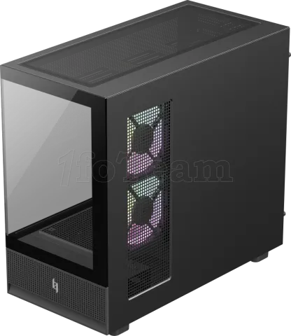 Photo de Boitier Mini Tour Micro ATX Xeron Nex C31 RGB avec panneaux vitrés (Noir)