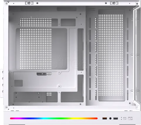 Photo de Boitier Mini Tour Micro ATX Xigmatek Cloud M Digital avec panneaux vitrés (Blanc)