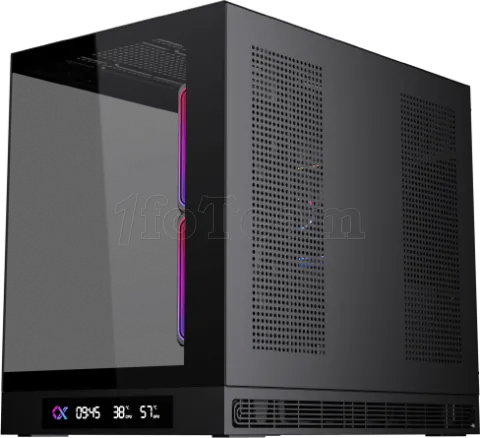 Photo de Boitier Mini Tour Micro ATX Xigmatek Cloud M Digital avec panneaux vitrés (Noir)