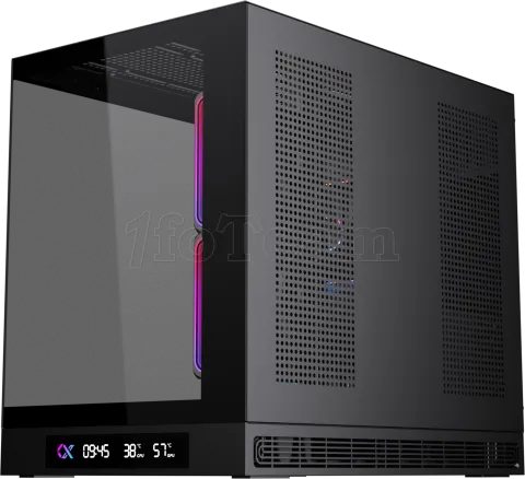 Photo de Boitier Mini Tour Micro ATX Xigmatek Cloud M Digital avec panneaux vitrés (Noir)