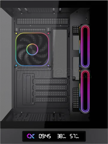 Photo de Boitier Mini Tour Micro ATX Xigmatek Cloud M Digital avec panneaux vitrés (Noir)