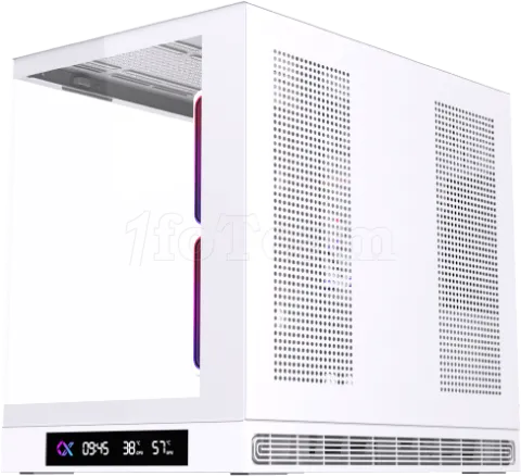 Photo de Boitier Mini Tour Micro ATX Xigmatek Could M Digital avec panneaux vitrés (Blanc)