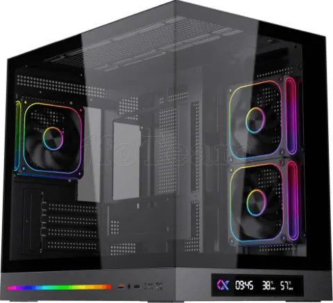 Photo de Boitier Mini Tour Micro ATX Xigmatek Could M Digital avec panneaux vitrés (Noir)