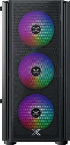 Photo de Boitier Mini Tour Micro ATX Xigmatek NYX Air RGB avec panneau vitré (Noir)