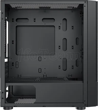 Photo de Boitier Mini Tour Micro ATX Xigmatek Oreo RGB avec panneau vitré (Noir)