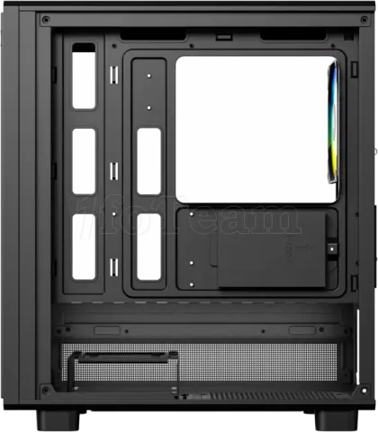 Photo de Boitier Mini Tour Micro ATX XYZ Atom RGB avec panneau vitré (Noir)