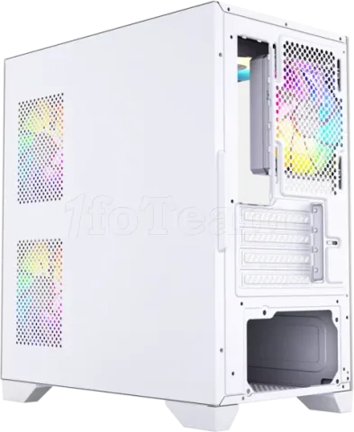 Photo de Boitier Mini Tour Micro ATX XYZ TITANIUM VIEW LITE ARGB avec panneaux vitrés (Blanc)