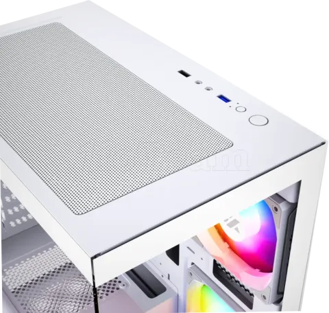 Photo de Boitier Mini Tour Micro ATX XYZ TITANIUM VIEW LITE ARGB avec panneaux vitrés (Blanc)