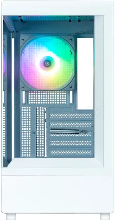 Photo de Boitier Mini Tour Micro ATX Zalman P10 RGB avec panneaux vitrés (Blanc)