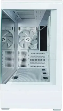 Photo de Boitier Mini Tour Micro ATX Zalman P30 RGB avec panneaux vitrés (Blanc)