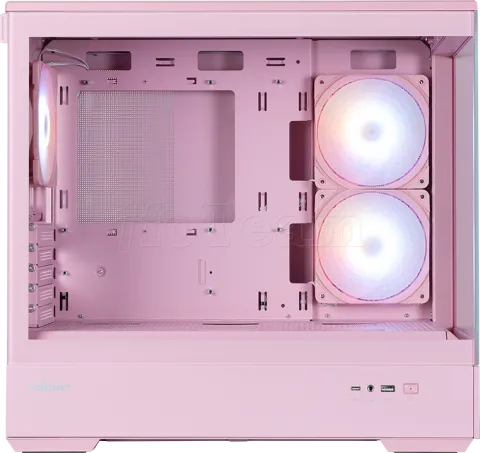 Photo de Boitier Mini Tour Micro ATX Zalman P30 V2 ARGB avec panneaux vitrés (Rose)