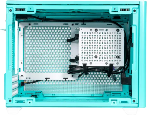 Photo de Boitier Mini Tour Mini-ITX Cooler Master MasterBox NR200P avec panneau vitré/grille (Bleu)