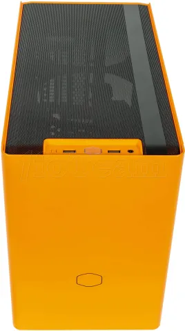 Photo de Boitier Mini Tour Mini-ITX Cooler Master MasterBox NR200P avec panneau vitré/grille (Orange)