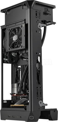 Photo de Boitier Mini Tour Mini ITX Cooler Master NCore 100 Max (Bronze) avec alimentation 850W