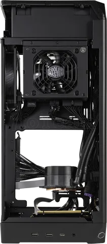 Photo de Boitier Mini Tour Mini ITX Cooler Master NCore 100 Max (Gris) avec alimentation 850W