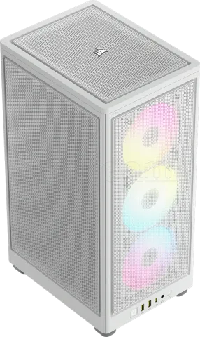 Photo de Boitier Mini Tour Mini-ITX Corsair iCue 2000D Airflow RGB (Blanc)