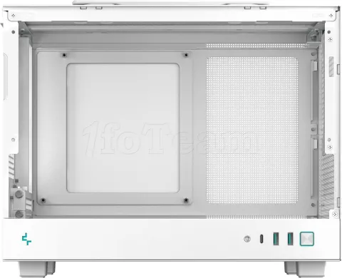 Photo de Boitier Mini Tour Mini ITX DeepCool CH160 avec panneau vitré (Blanc)