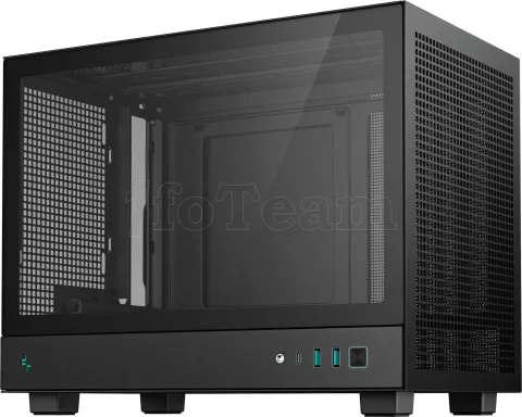 Photo de Boitier Mini Tour Mini ITX DeepCool CH160 avec panneau vitré (Noir)