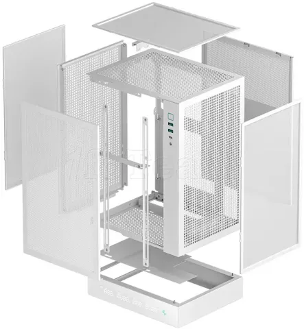 Photo de Boitier Mini Tour Mini ITX DeepCool CH170 Digital (Blanc)