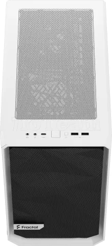 Photo de Boitier Mini Tour Mini ITX Fractal Design Meshify 2 Nano avec panneau vitré (Blanc)