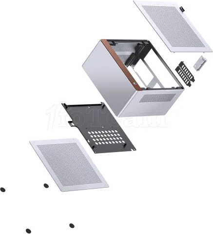 Photo de Boitier Mini Tour Mini-ITX Jonsbo NV10 (Argent)