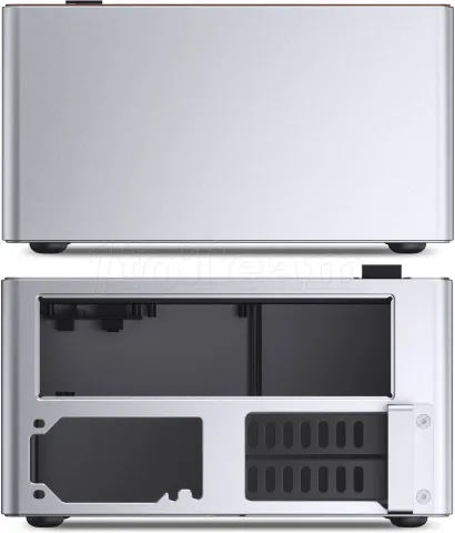 Photo de Boitier Mini Tour Mini-ITX Jonsbo NV10 (Argent)