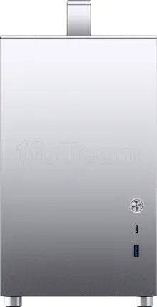 Photo de Boitier Mini Tour Mini ITX Jonsbo T8 Plus avec panneau vitré (Argent)