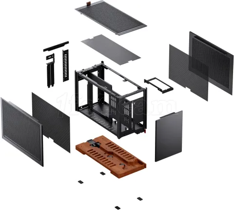 Photo de Boitier Mini Tour Mini ITX Jonsbo T9 (Noir)