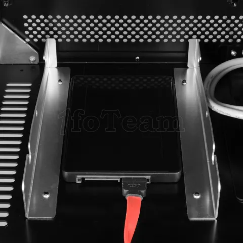 Photo de Boitier Mini Tour Mini ITX Lian-Li PC-Q07B (Noir)