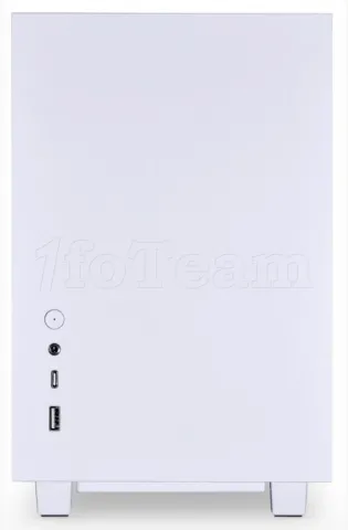 Photo de Boitier Mini Tour Mini ITX Lian-Li Q58 PCIe 4.0 Edition RGB avec panneau vitré (Blanc)