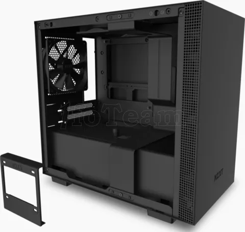 Photo de Boitier Mini Tour Mini ITX NZXT H210 avec panneau vitré (Noir)