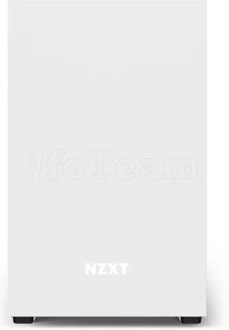 Photo de Boitier Mini Tour Mini ITX NZXT H210 avec panneau vitré (Noir/Blanc)