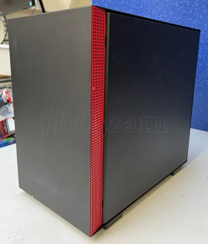 Photo de Boitier Mini Tour Mini ITX NZXT H210 avec panneau vitré (Noir/Rouge) Id : 159139