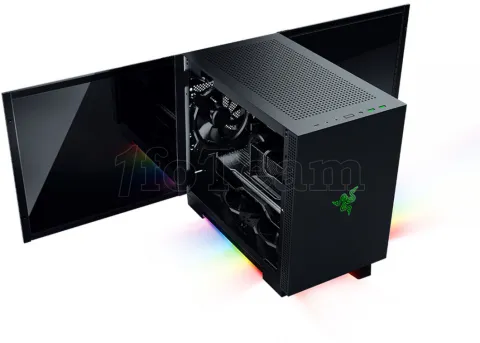 Photo de Boitier Mini Tour Mini ITX Razer Tomahawk M1 RGB avec panneau vitré (Noir)